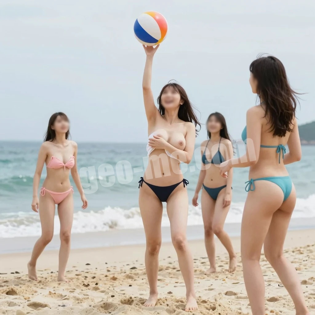 夏だ！海のマッサージは開放的4